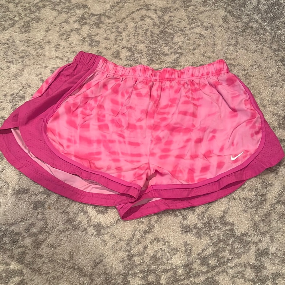 Nike Pink Tie-Dye Shorts